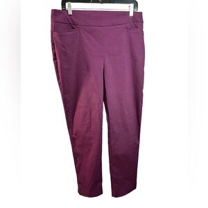Chico's Rich Purple Straight Leg Pants